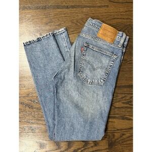 Levis 510 Jeans Mens 32x32 Blue Relaxed Fit Skinny Light Wash Denim